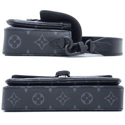 LOUIS VUITTON Louis Vuitton Monogram Eclipse Montsouris Wearable Wallet M83567 Shoulder Bag Noir 351467