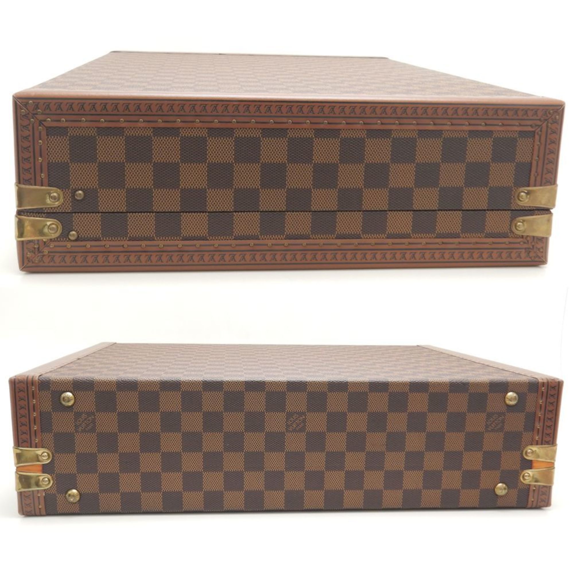 LOUIS VUITTON Louis Vuitton Damier President N53012 Trunk Ebene 251957