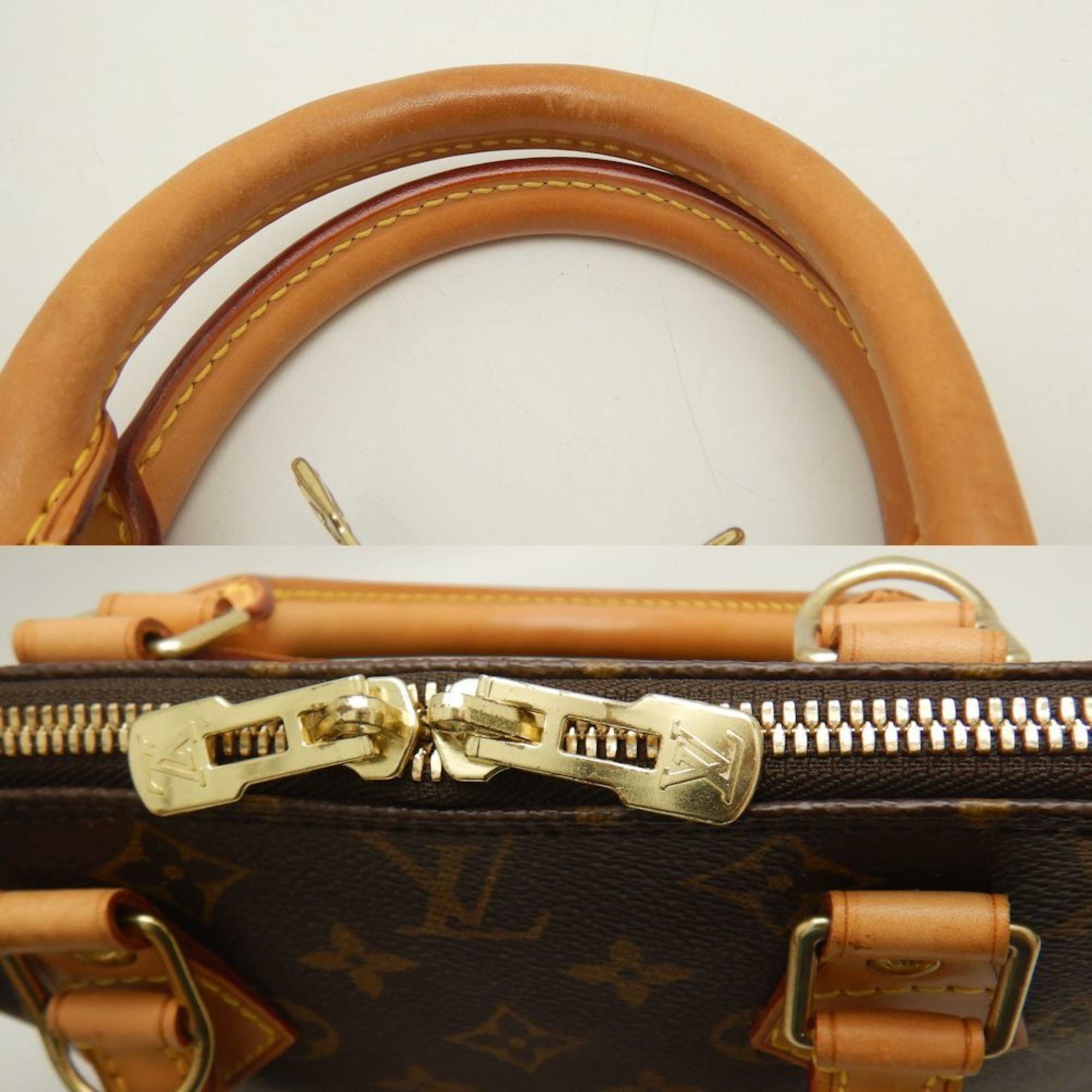 LOUIS VUITTON Louis Vuitton Monogram Alma M51130 Handbag Brown 251947