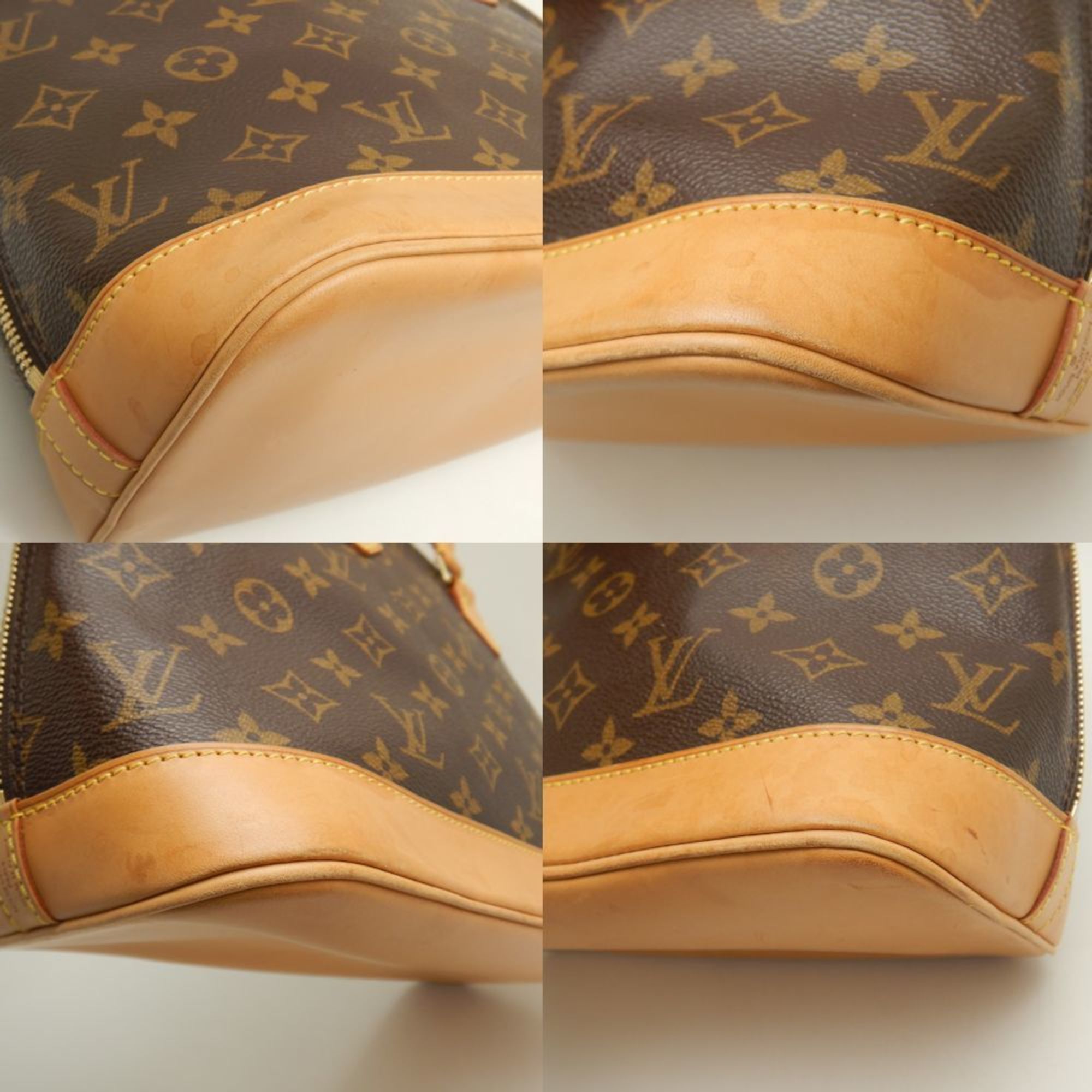 LOUIS VUITTON Louis Vuitton Monogram Alma M51130 Handbag Brown 251947