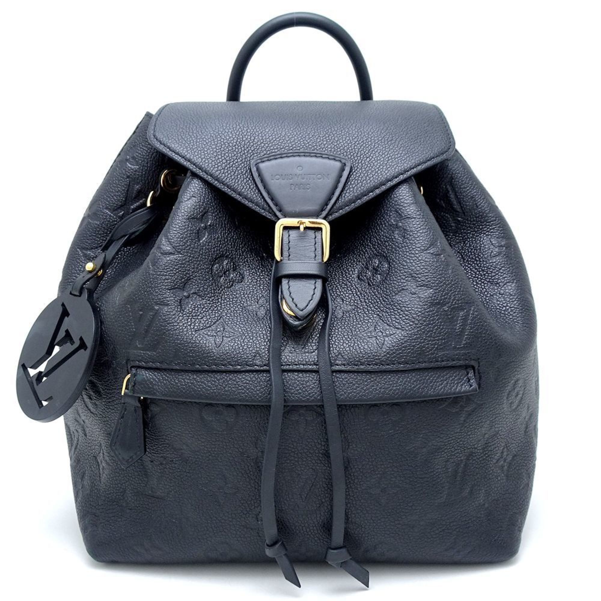 LOUIS VUITTON Louis Vuitton Montsouris PM M45205 Backpack Monogram Empreinte Noir 351497