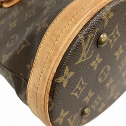 Louis Vuitton Monogram Petit Bucket M42238 Bag Tote Shoulder Women's