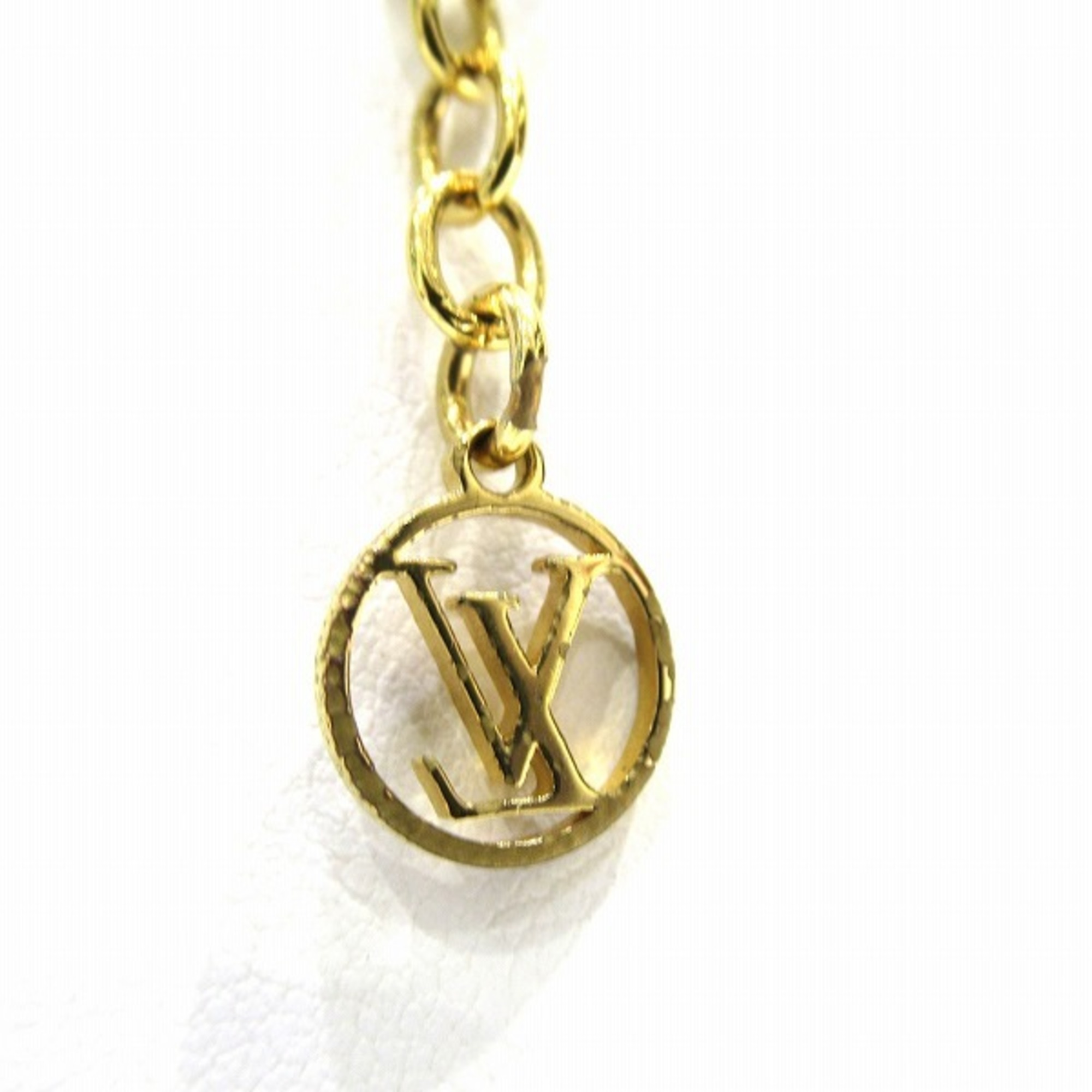 Louis Vuitton Essential V Necklace Gold M61083 Accessories Men Women