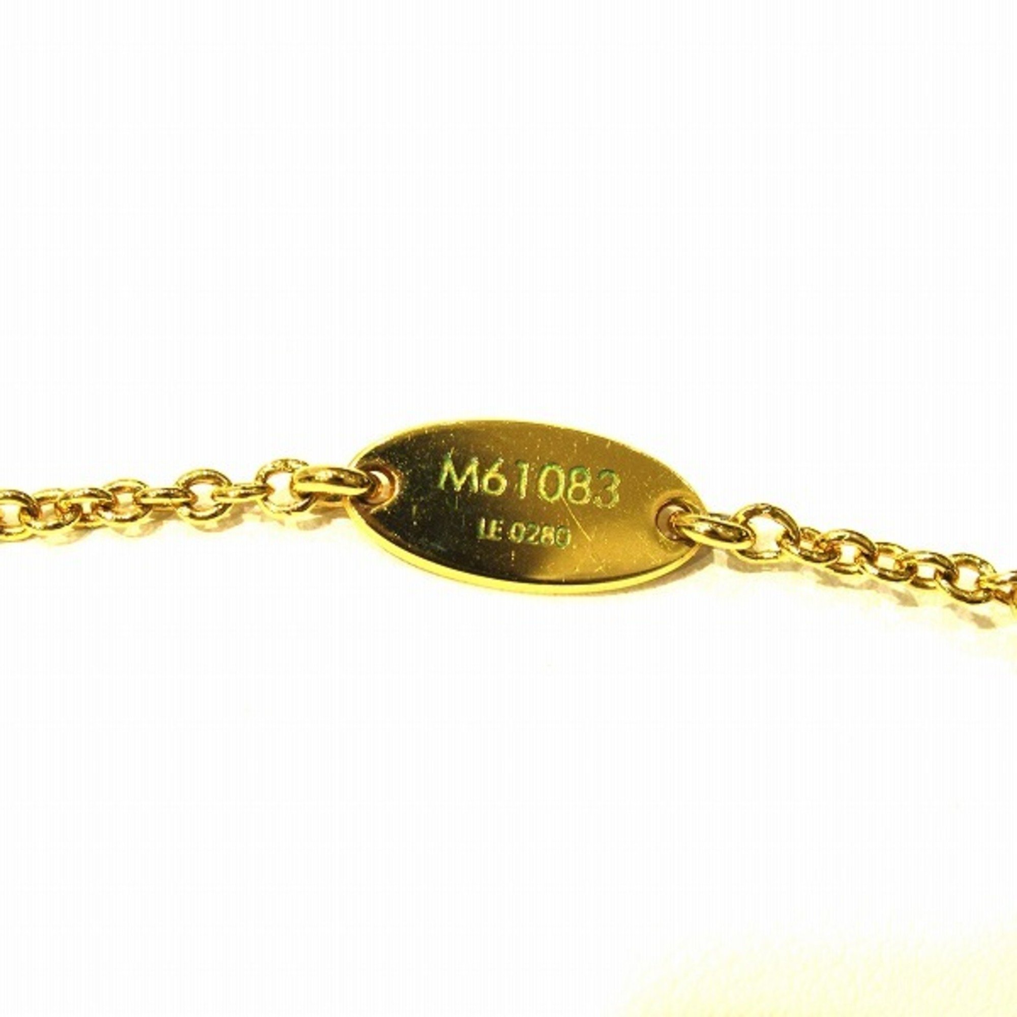 Louis Vuitton Essential V Necklace Gold M61083 Accessories Men Women