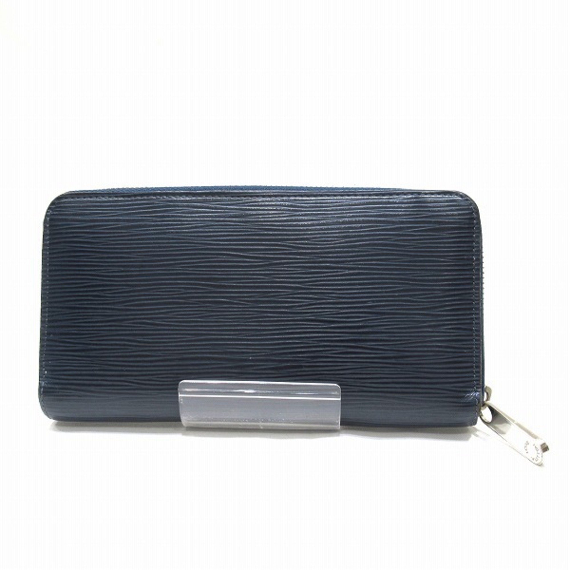 Louis Vuitton Epi Zippy Wallet Indigo Blue M61873 Long Men's