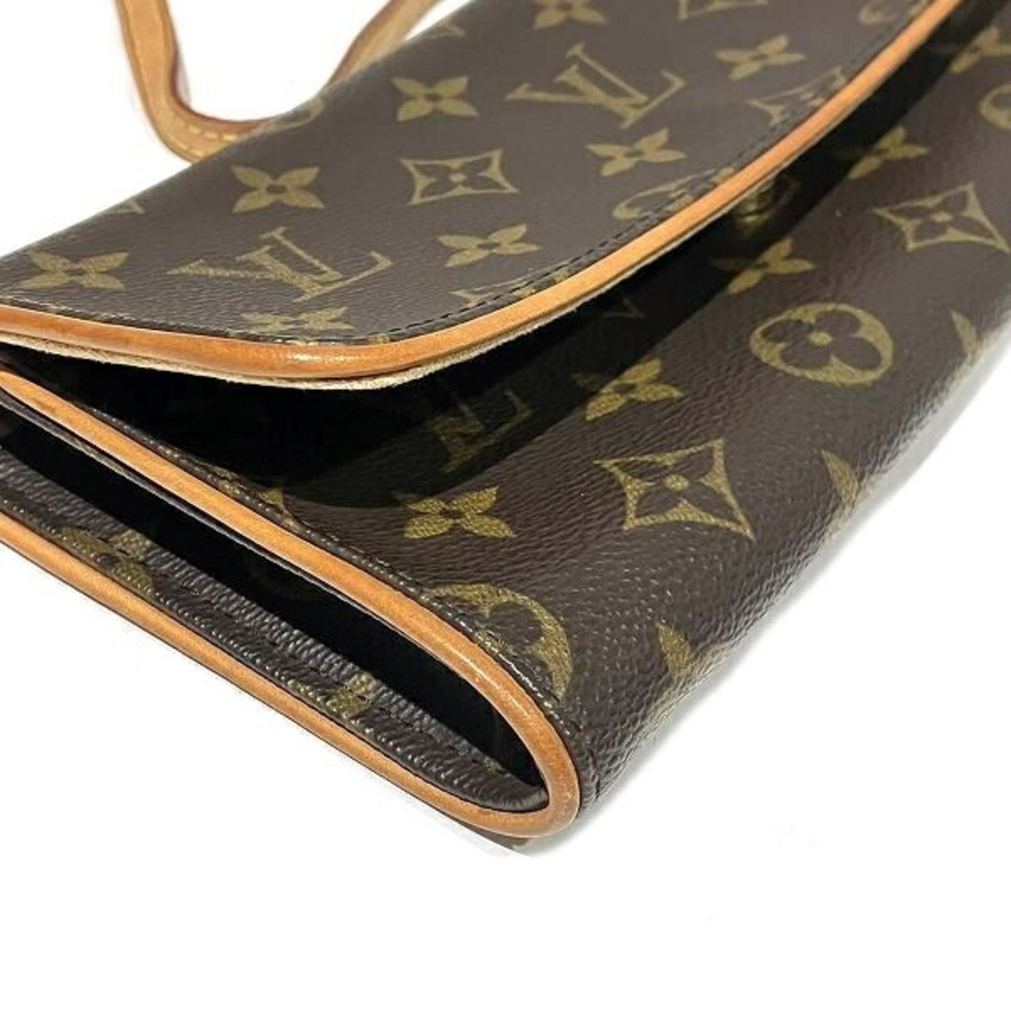 Louis Vuitton Monogram Pochette Twin GM M51852 Bag Shoulder Women's