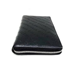 Balenciaga Cash Continental Round 594317 D6WZN 1000 Long Wallet for Men and Women