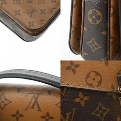 LOUIS VUITTON Louis Vuitton Monogram Reverse Pochette Metis MM Brown M44876 Women's Canvas Bag