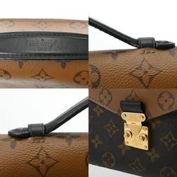 LOUIS VUITTON Louis Vuitton Monogram Reverse Pochette Metis MM Brown M44876 Women's Canvas Bag