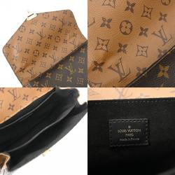 LOUIS VUITTON Louis Vuitton Monogram Reverse Pochette Metis MM Brown M44876 Women's Canvas Bag