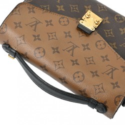 LOUIS VUITTON Louis Vuitton Monogram Reverse Pochette Metis MM Brown M44876 Women's Canvas Bag