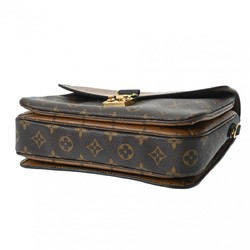 LOUIS VUITTON Louis Vuitton Monogram Reverse Pochette Metis MM Brown M44876 Women's Canvas Bag