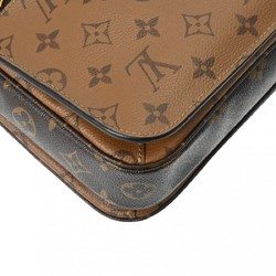 LOUIS VUITTON Louis Vuitton Monogram Reverse Pochette Metis MM Brown M44876 Women's Canvas Bag