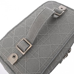 CHRISTIAN DIOR Dee-Lite Vanity Grey Women's Leather Handbag