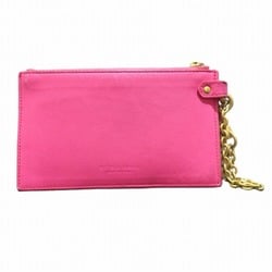 Bottega Veneta Pink Wallet Chain Wallet/Coin Case for Women