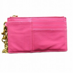 Bottega Veneta Pink Wallet Chain Wallet/Coin Case for Women