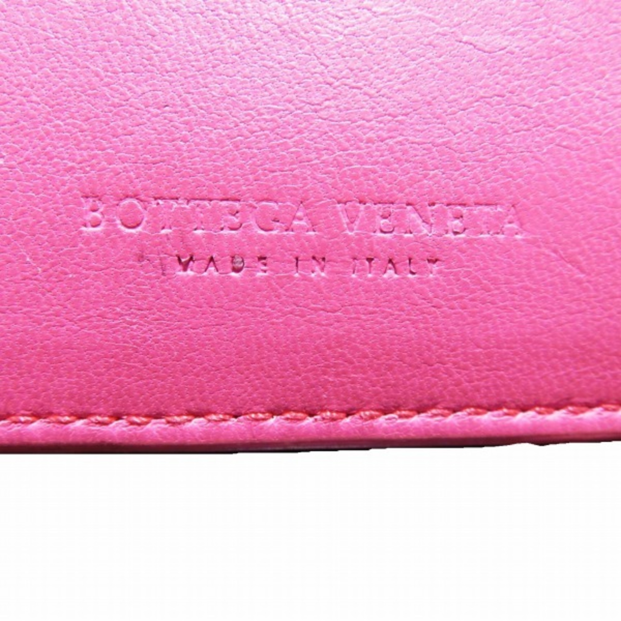 Bottega Veneta Pink Wallet Chain Wallet/Coin Case for Women