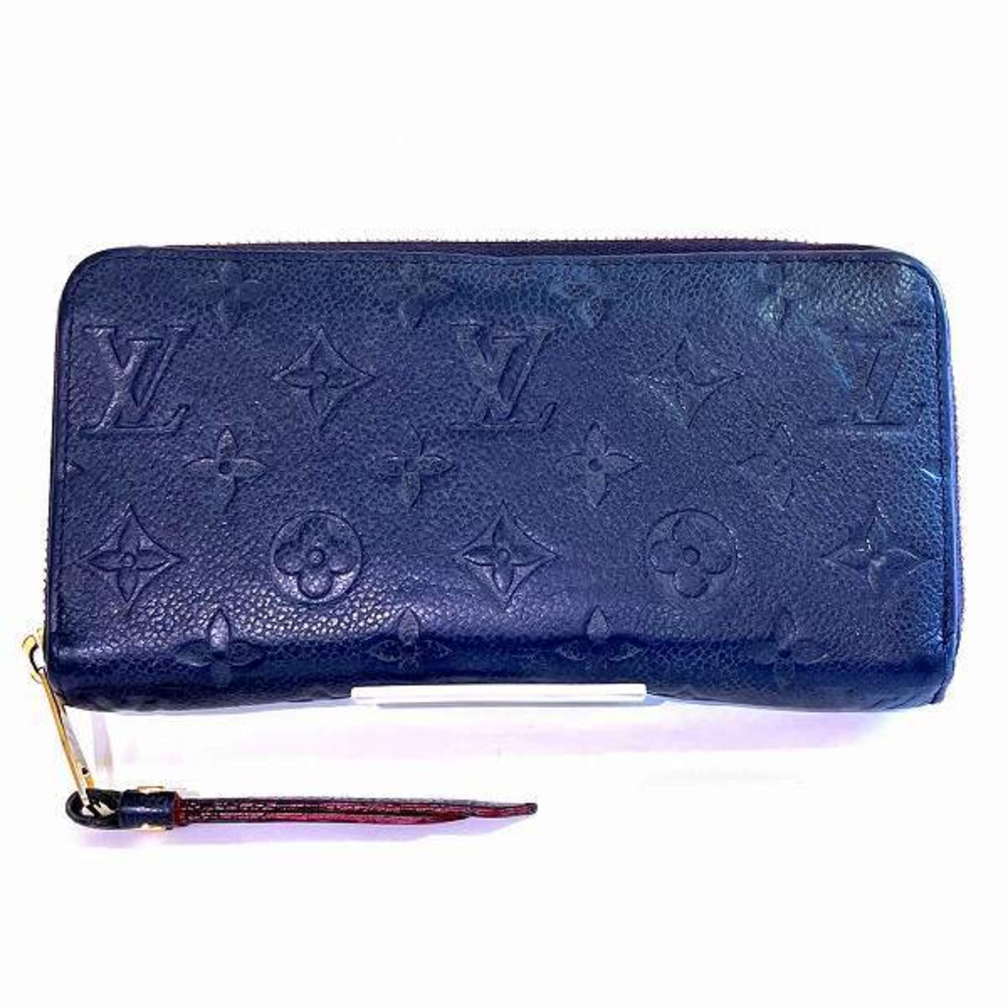 Louis Vuitton Monogram Empreinte Zippy Wallet M62121 Long Men's Women's