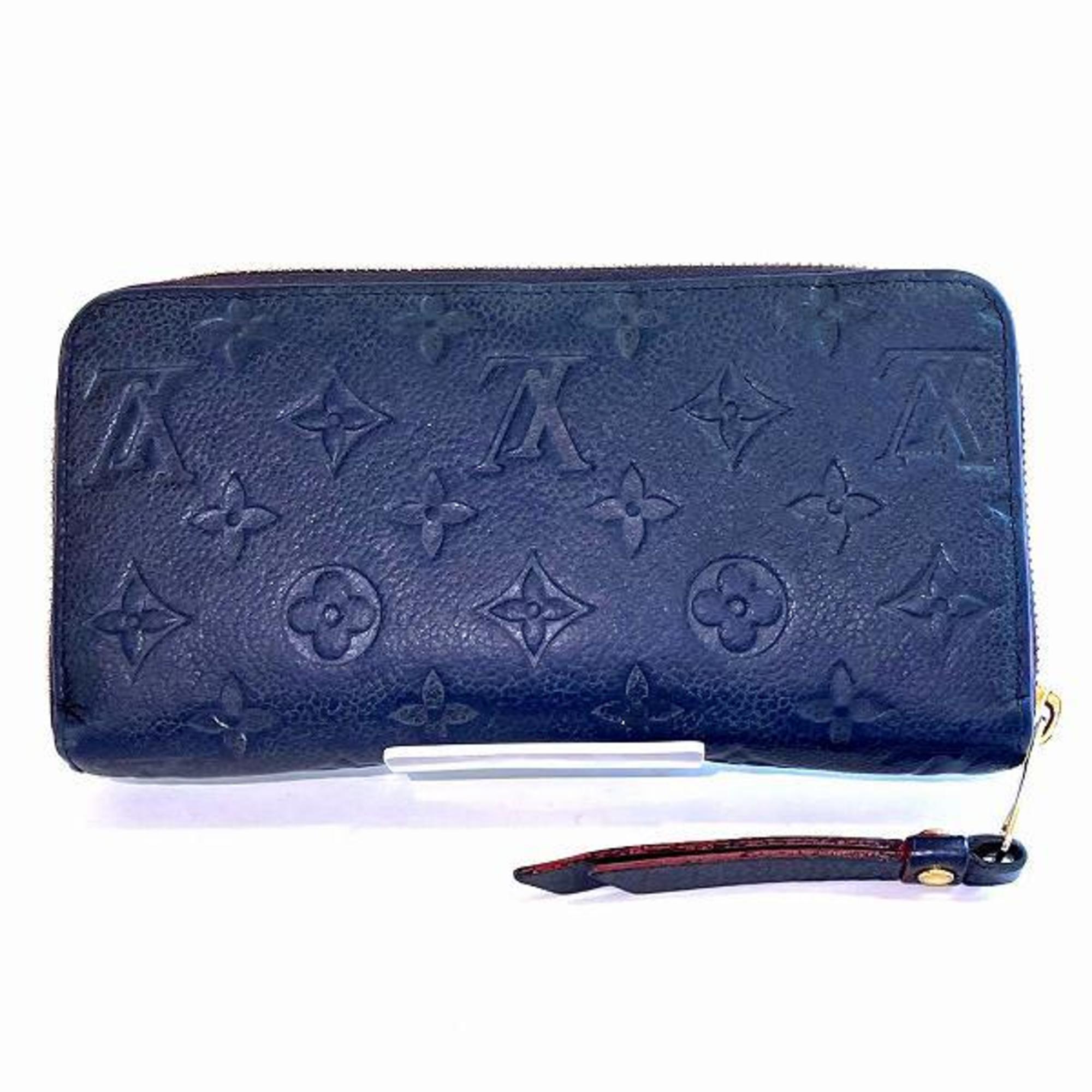 Louis Vuitton Monogram Empreinte Zippy Wallet M62121 Long Men's Women's