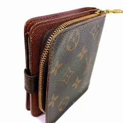 Louis Vuitton Monogram Compact Zip M61667 Bi-fold Wallet for Men and Women