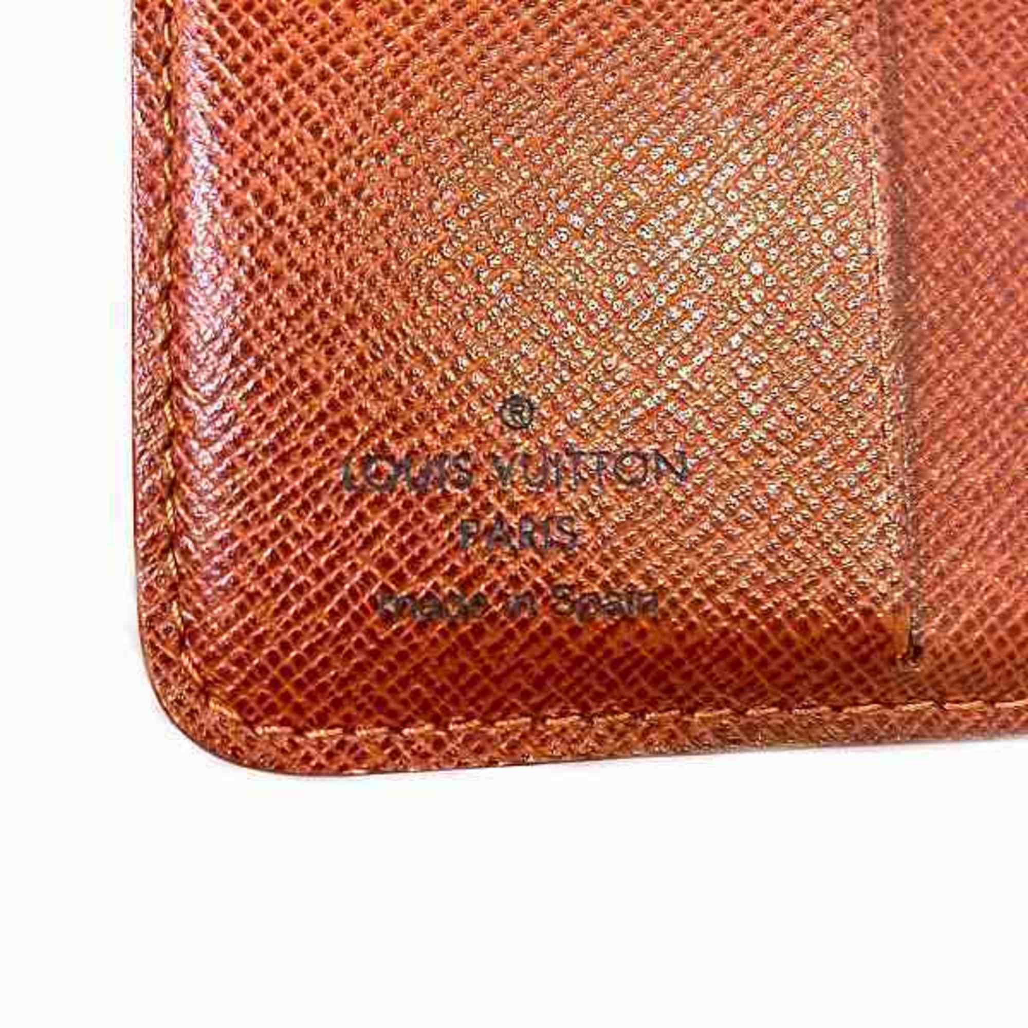 Louis Vuitton Monogram Compact Zip M61667 Bi-fold Wallet for Men and Women