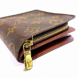 Louis Vuitton Monogram Compact Zip M61667 Bi-fold Wallet for Men and Women