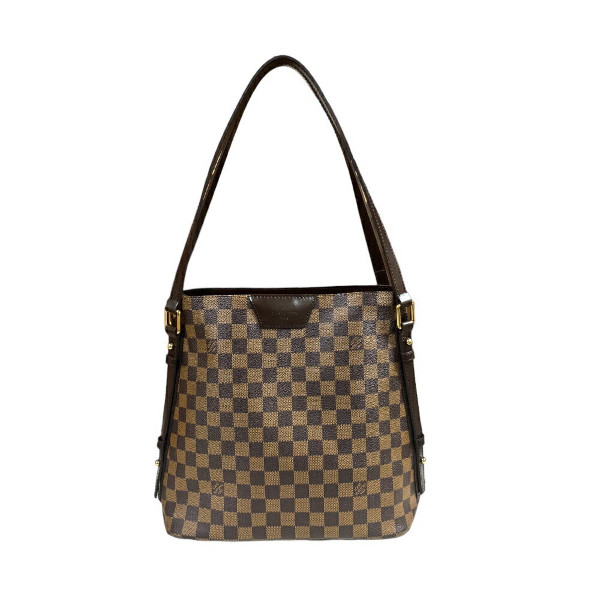 Louis Vuitton Cabas Rivington Damier Shoulder Bag Canvas N41108 Brown Women's LOUIS VUITTON