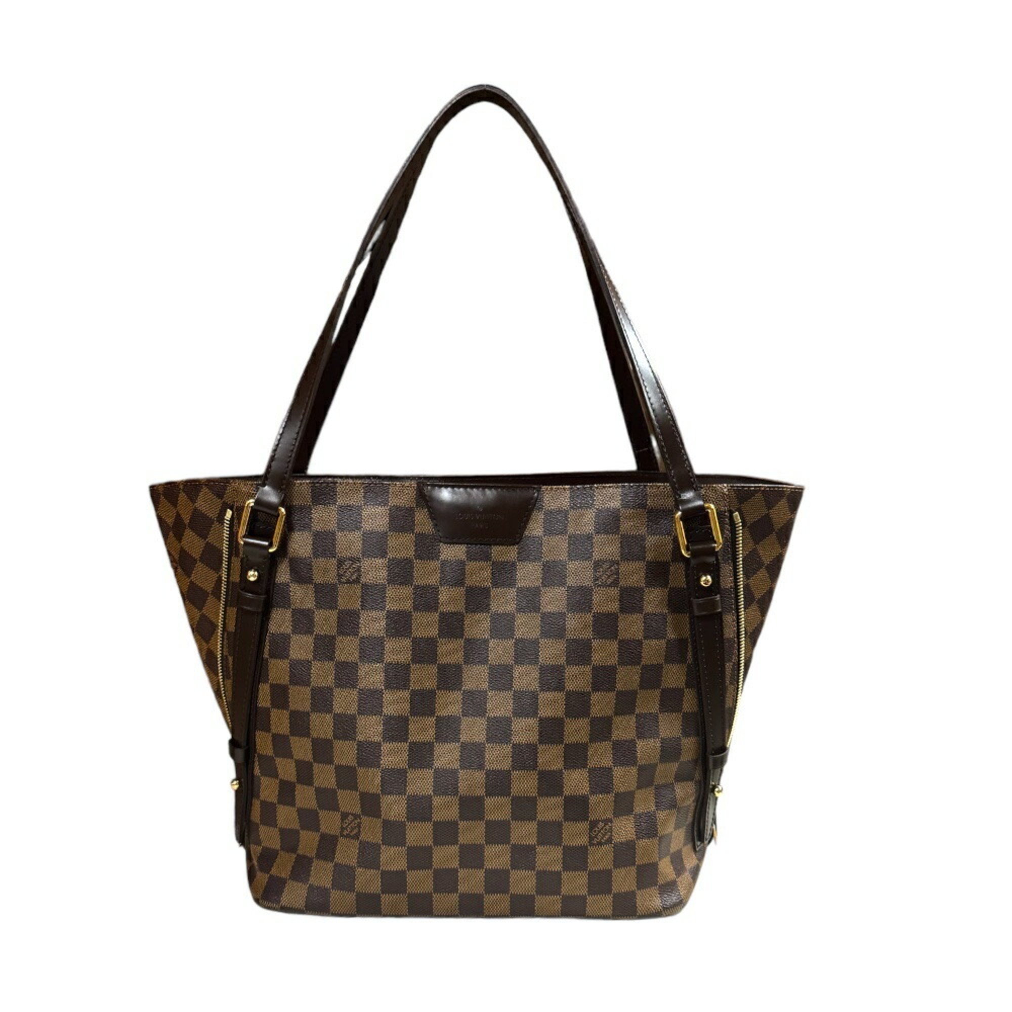 Louis Vuitton Cabas Rivington Damier Shoulder Bag Canvas N41108 Brown Women's LOUIS VUITTON