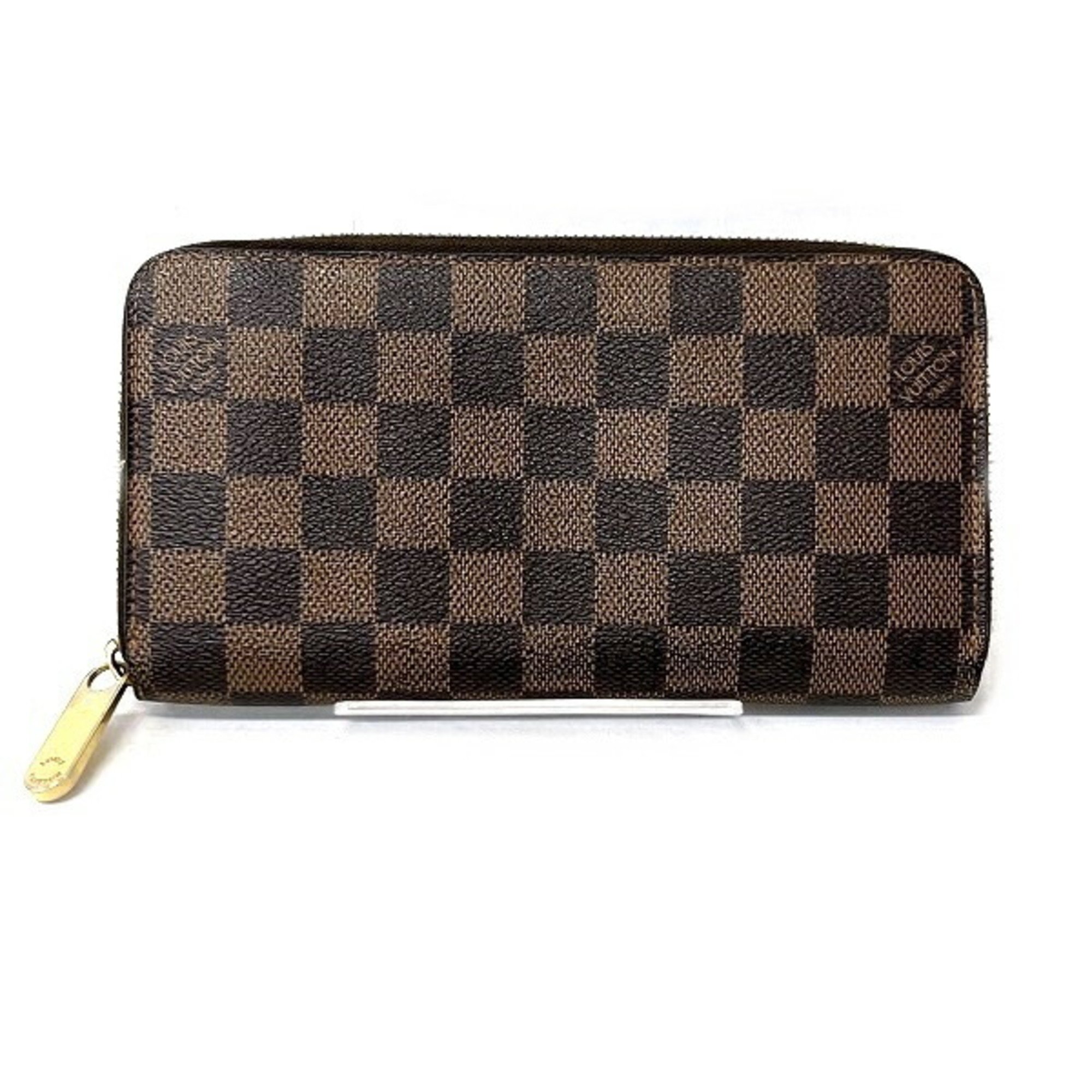 Louis Vuitton Damier Zippy Wallet N60015 Round Long for Men and Women