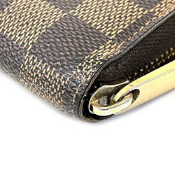 Louis Vuitton Damier Zippy Wallet N60015 Round Long for Men and Women