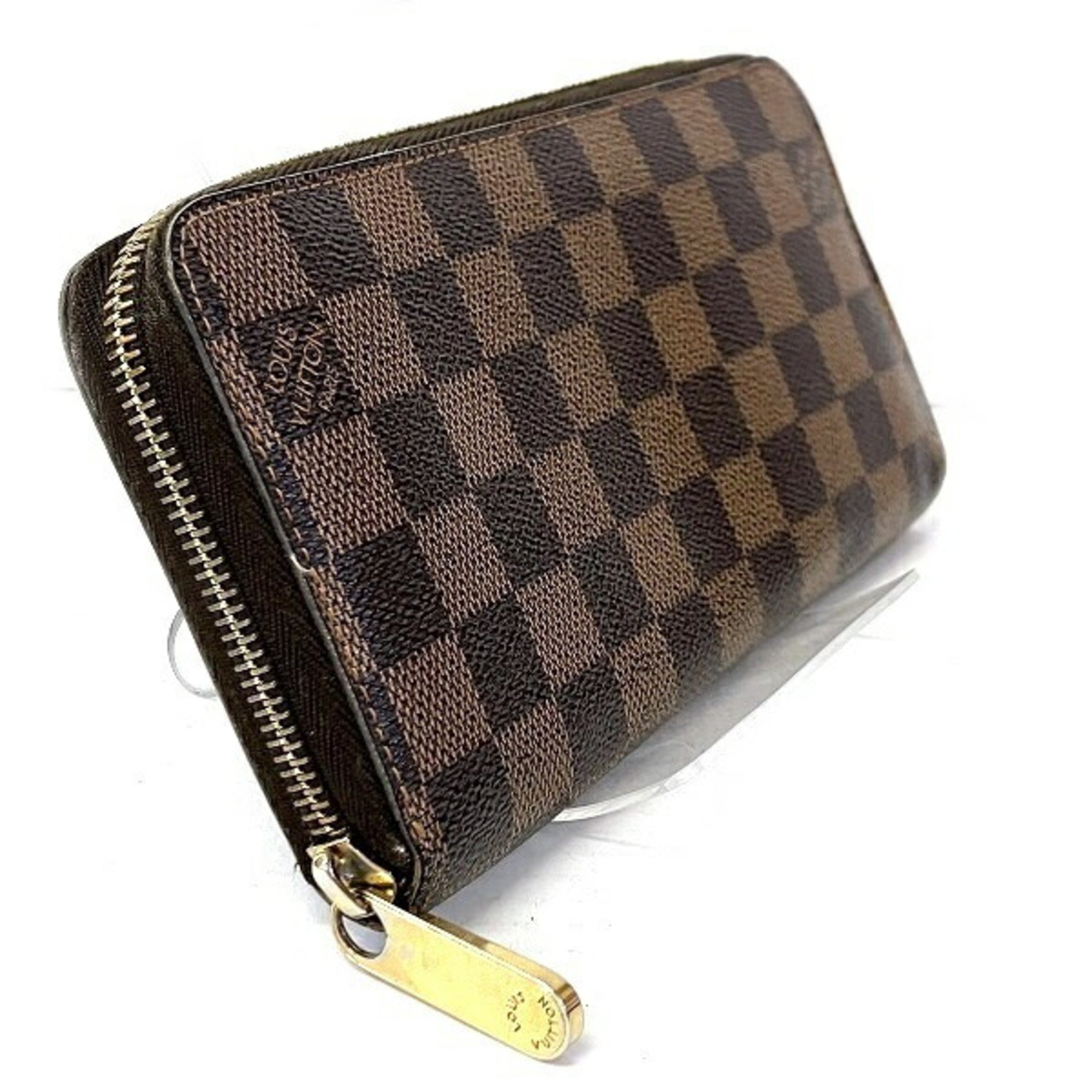 Louis Vuitton Damier Zippy Wallet N60015 Round Long for Men and Women