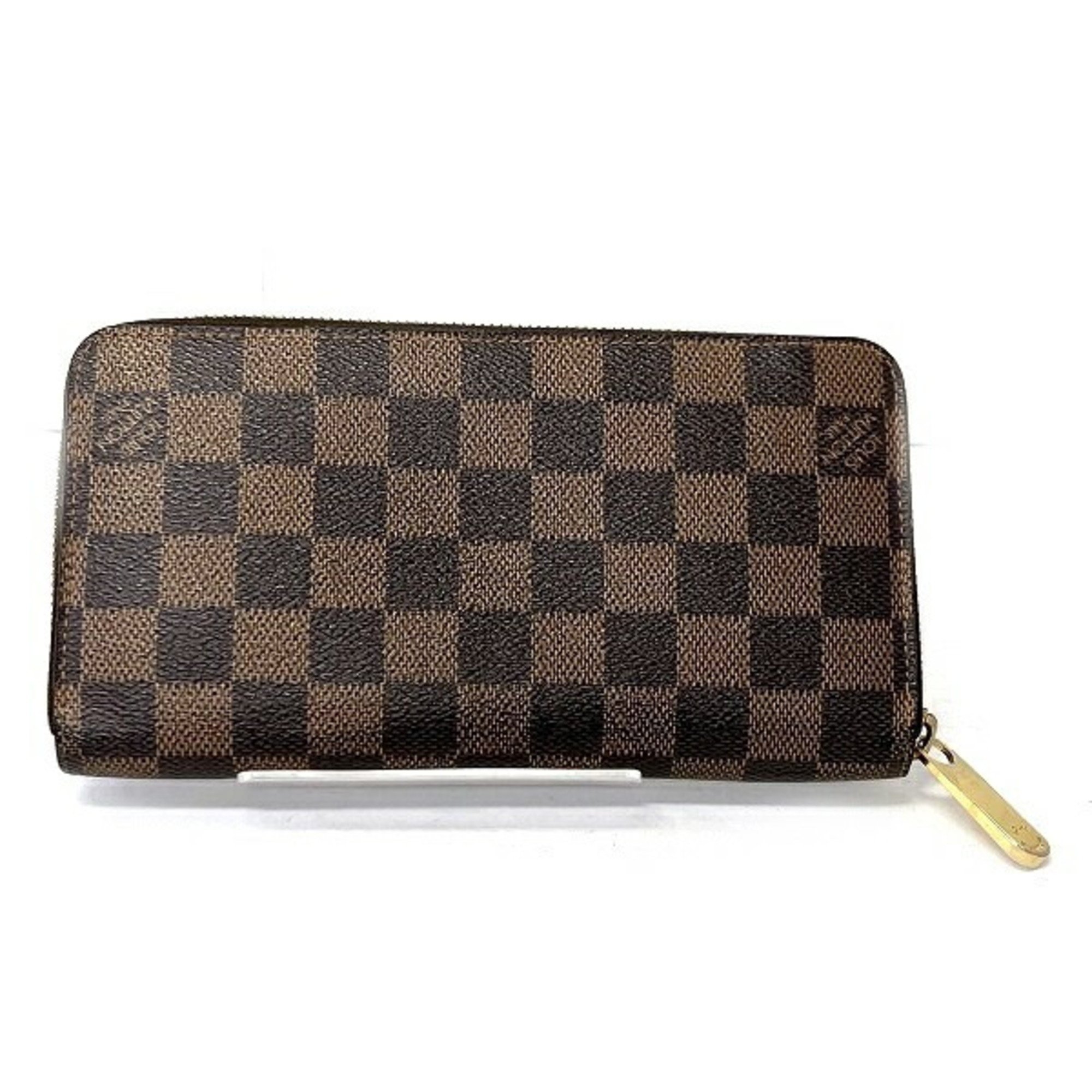 Louis Vuitton Damier Zippy Wallet N60015 Round Long for Men and Women