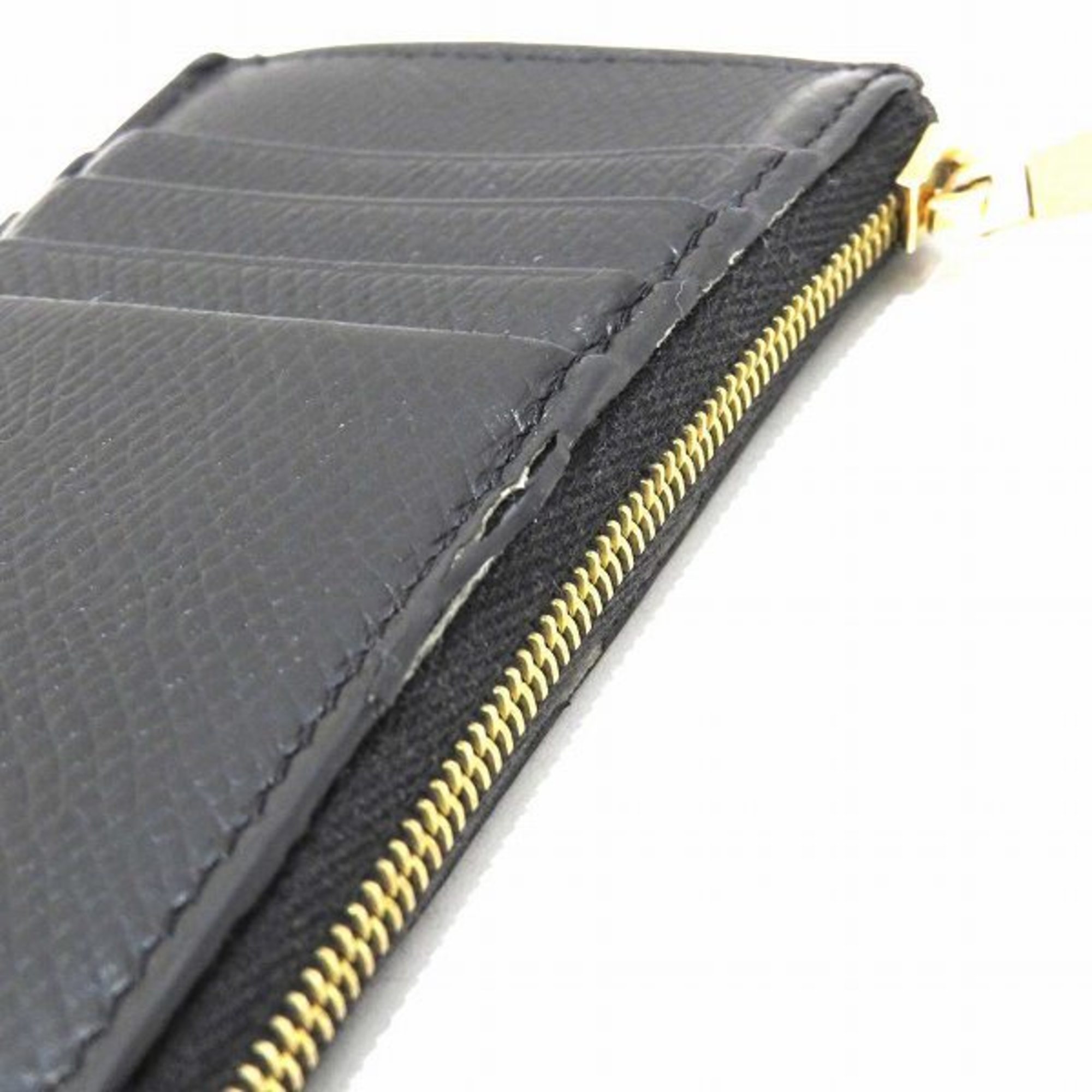 CELINE 10B683BEL Accessories Compact Zip Card Folder Women's Wallet