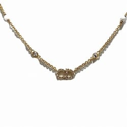 Christian Dior Dior N1033CDLCY Faux Pearl Rhinestone CD Necklace Accessory for Women