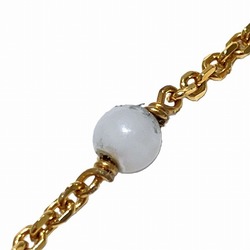 Christian Dior Dior N1033CDLCY Faux Pearl Rhinestone CD Necklace Accessory for Women