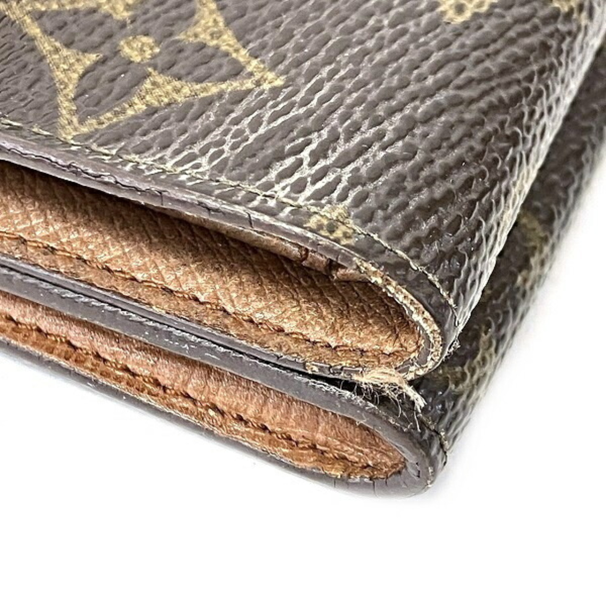 Louis Vuitton Monogram Portemonnay Bi-fold Wallet M61652 Men's and Women's