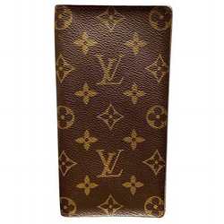 Louis Vuitton Monogram Porte Carte Credit M60825 Billfold Bi-fold Wallet Long Men's