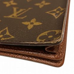 Louis Vuitton Monogram Porte Carte Credit M60825 Billfold Bi-fold Wallet Long Men's