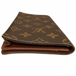 Louis Vuitton Monogram Porte Carte Credit M60825 Billfold Bi-fold Wallet Long Men's