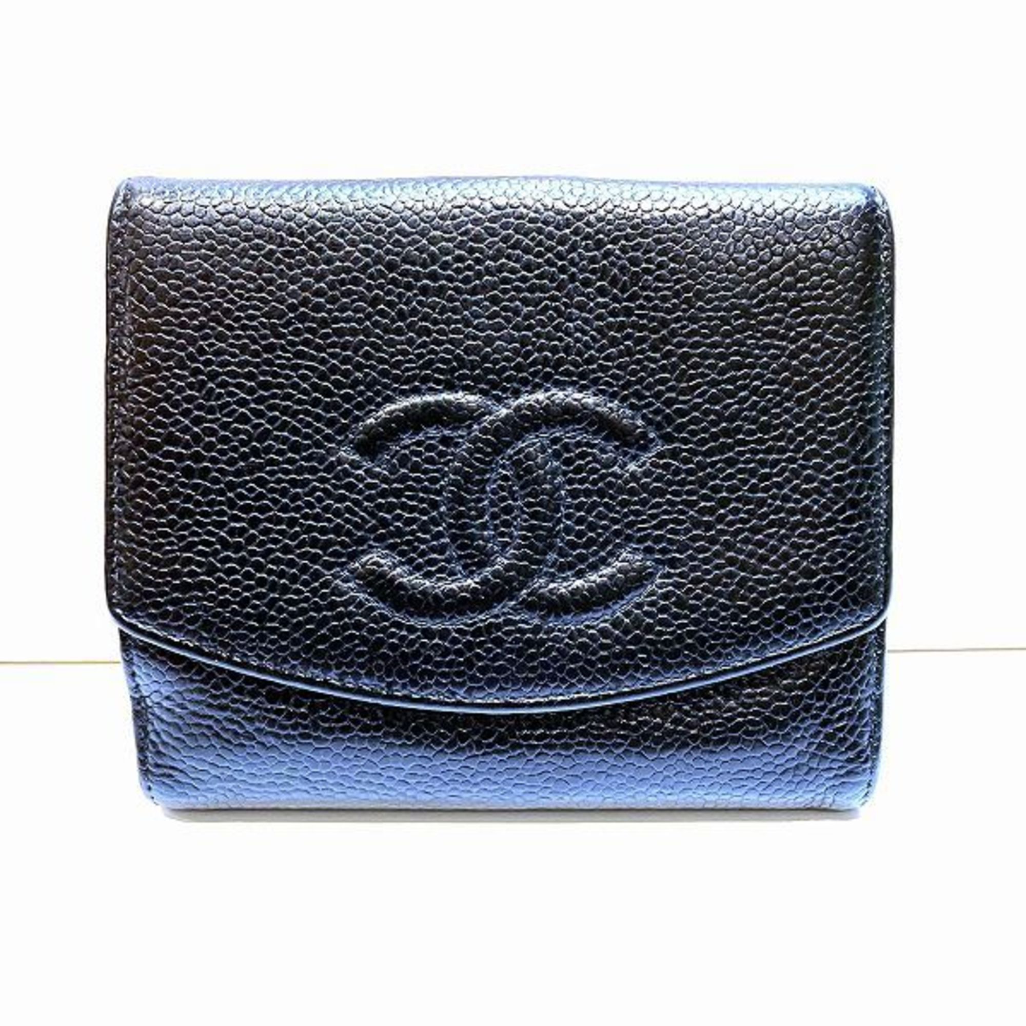 CHANEL Coco Mark W A13496 Bi-fold Wallet for Women