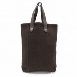 Hermes Amedaba PM Wool Brown Bag Handbag Women's