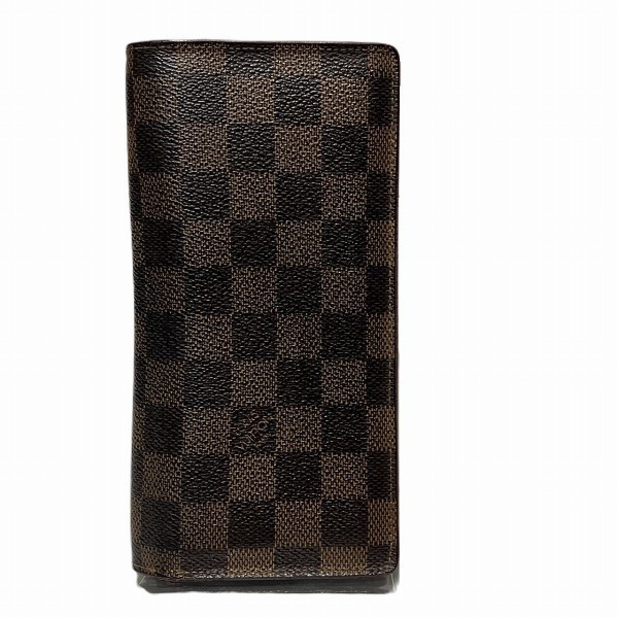 Louis Vuitton Damier Portefeuille Brazza N60017 Long Wallet for Men