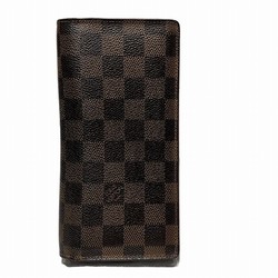 Louis Vuitton Damier Portefeuille Brazza N60017 Long Wallet for Men