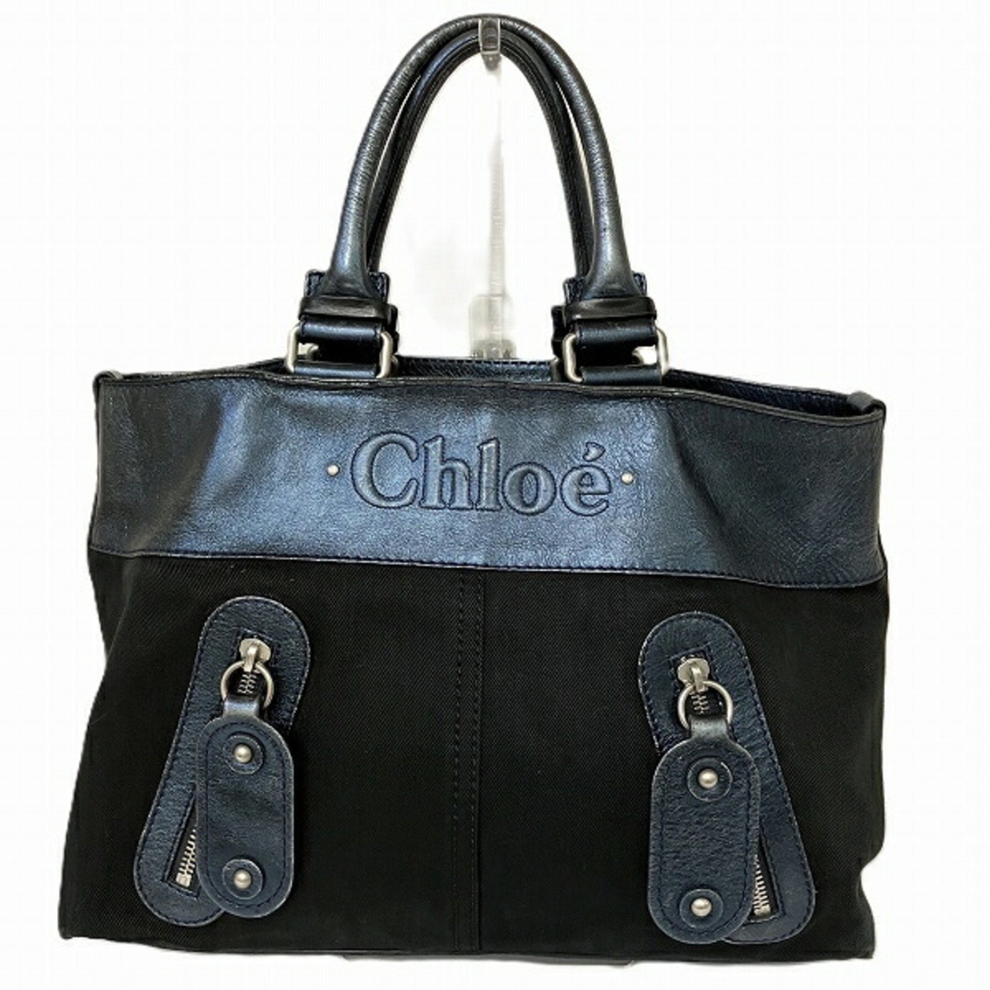 Chloé Chloe denim leather bag tote handbag women's