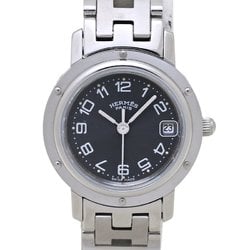 HERMES Clipper CL4.210.230 3758 Old Buckle Stainless Steel Ladies 130224 Watch