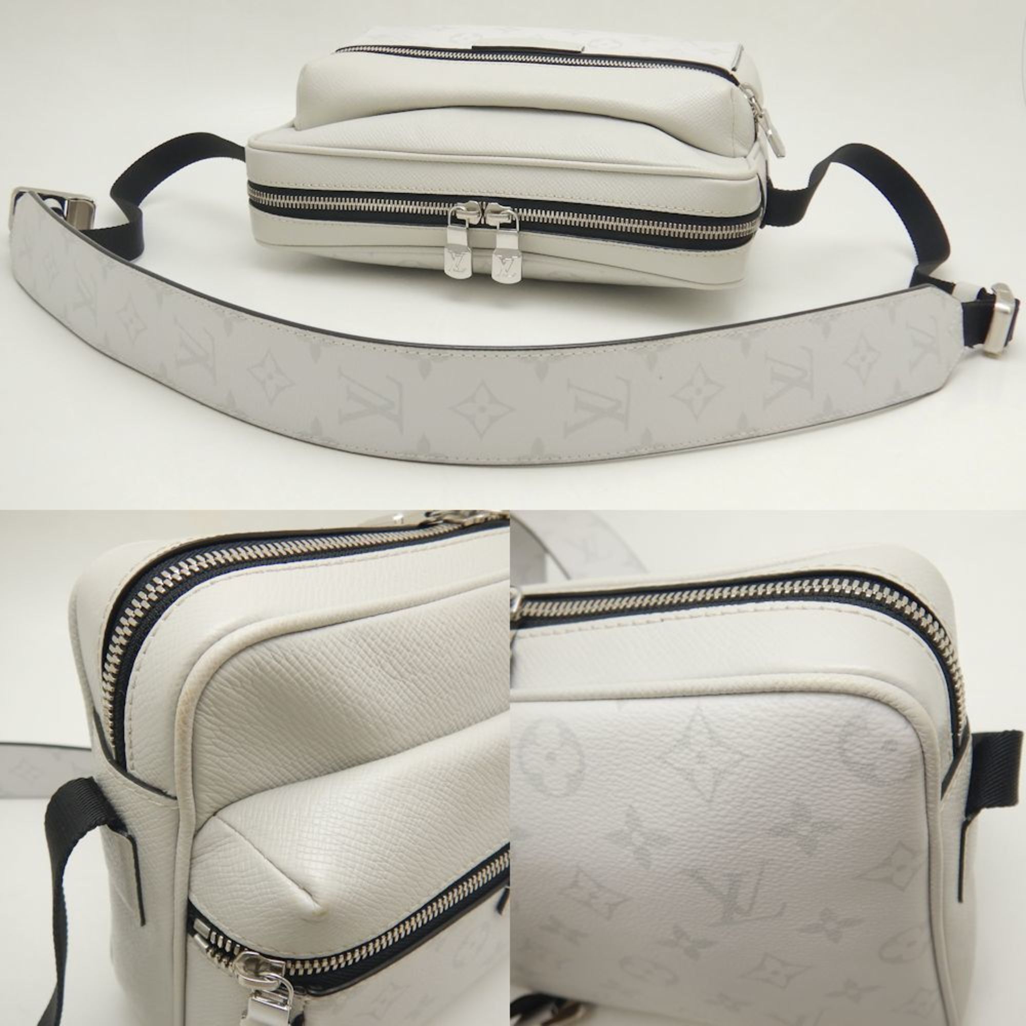 LOUIS VUITTON Louis Vuitton Taigarama Outdoor PM M30243 Shoulder Bag Antarctica 251918