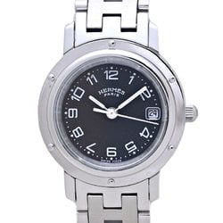 HERMES Clipper CL4.210.330 3758 Old Buckle Stainless Steel Ladies 130226 Watch