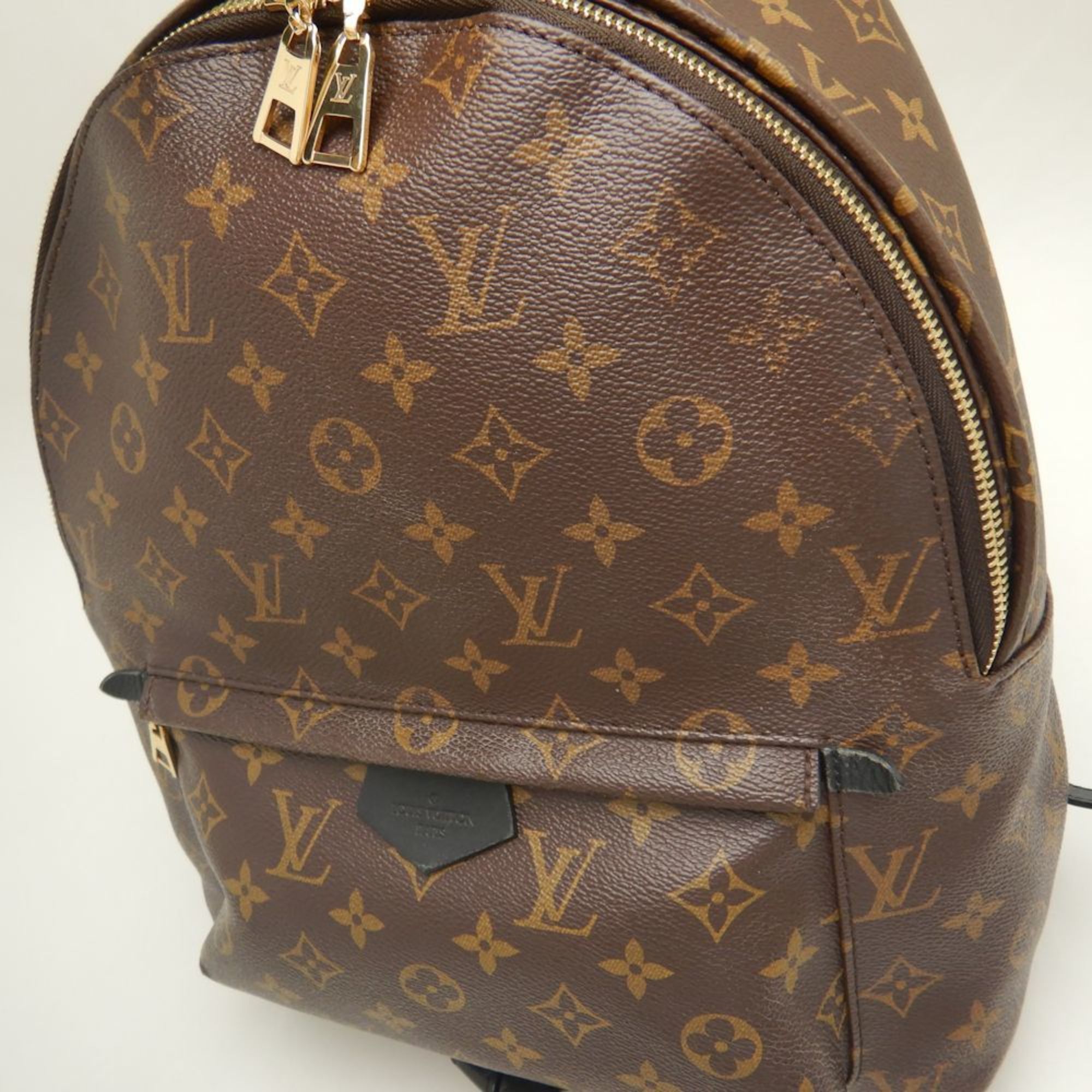 LOUIS VUITTON Louis Vuitton Monogram Palm Springs MM M44874 Backpack Brown 251916