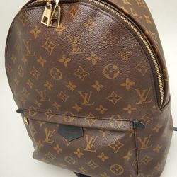 LOUIS VUITTON Louis Vuitton Monogram Palm Springs MM M44874 Backpack Brown 251916