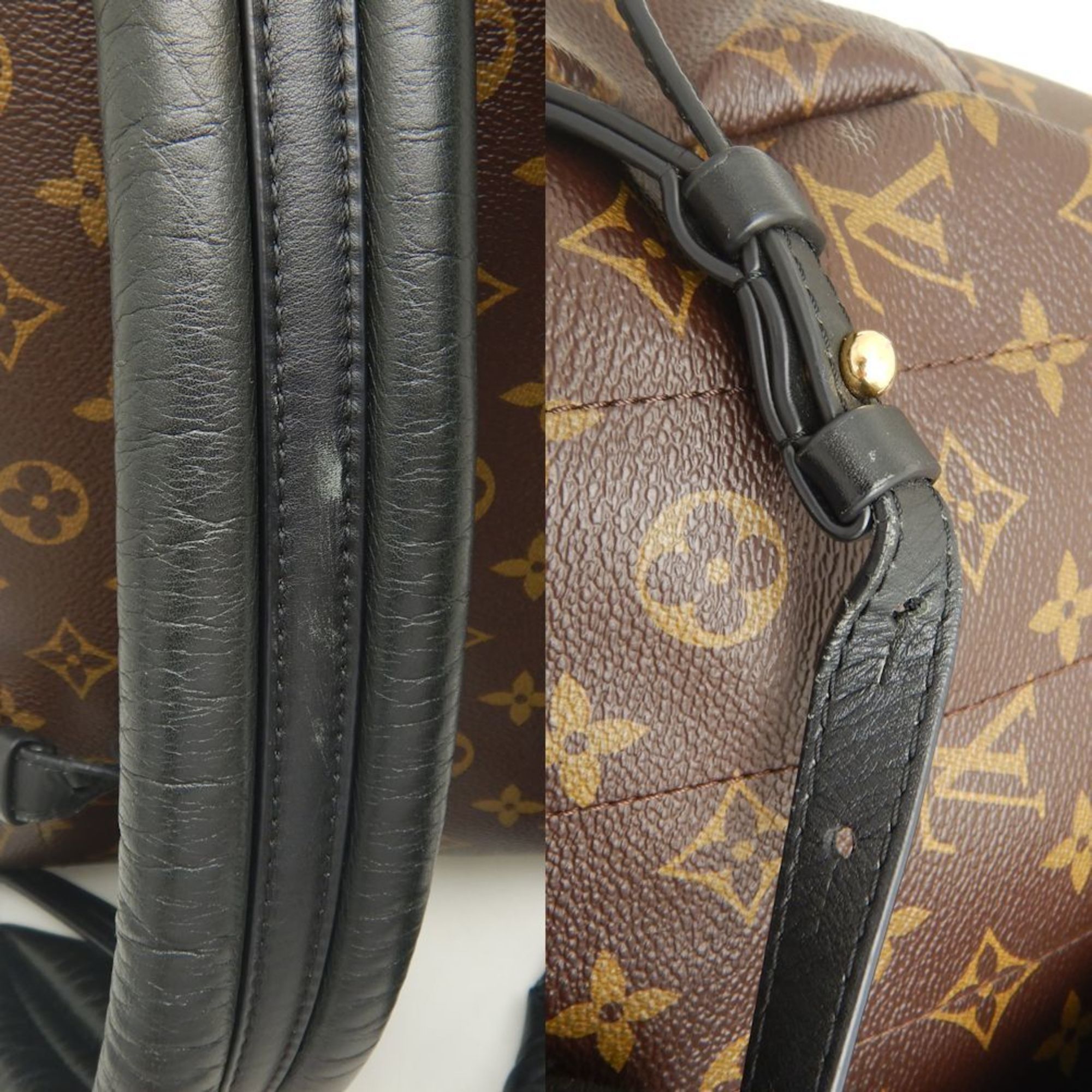 LOUIS VUITTON Louis Vuitton Monogram Palm Springs MM M44874 Backpack Brown 251916